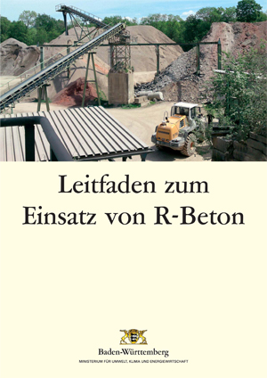 Titelblatt des Leitfadens zum Einsatz von R-Beton