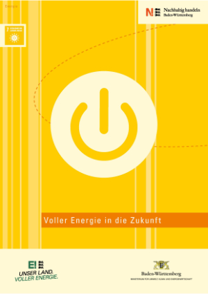 Titelblatt des Themenhefts: Voller Energie in die Zukunft