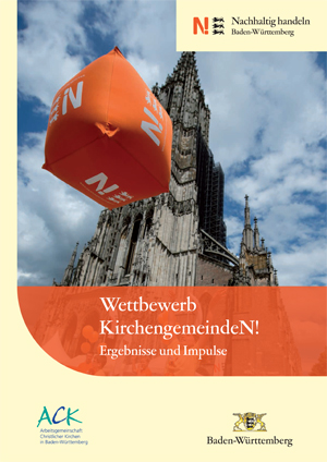 Titelblatt der Broschüre Wettbewerb Kirchengemeinden Ergebnisse und Impulse