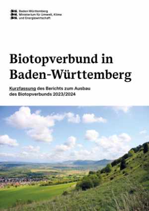 Titelbild des Berichts Biotopverbund in Baden-Württemberg (Kurzfassung)