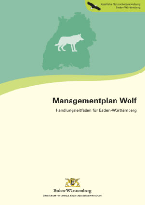 Managementplan Wolf: Titelblatt