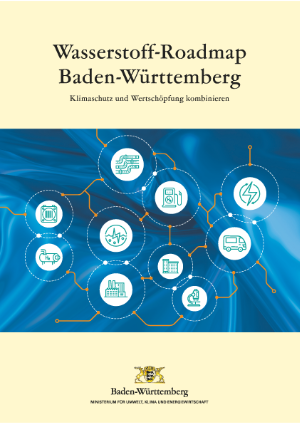 Titelbild der Broschüre Wasserstoff Roadmap Baden-Württemberg