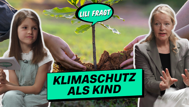 Kinderreporterin Lili befragt Umweltministerin Thekla Walker